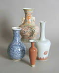 Four Chinese vases