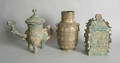 Three Chinese bronze vessels