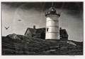 Asa Cheffetz American 18961965 Lot of Two Wood Engravings Light House