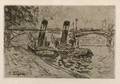 Paul Signac French 18631935 Le Pont des Arts avec Remorqueurs