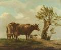 British School 19th Century Cows at Pasture