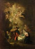 School of Giovanni Battista Pittoni Italian 16871767 Nativity with Shepherds
