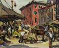 Louise Woodroofe American 20th Century The Produce Market