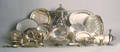 Large group of silver plate