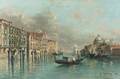 Umberto Gianni Italian 19th20th Century Venetian Canal View