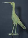 Molded Copper Heron Weathervane
