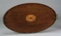 Mahogany Inlaid Oval Tray