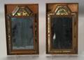 Pair of Small Courting Mirrors