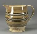 Striped Mochaware Balusterform Jug