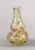 Tiffany favrile glass cypriote style vase
