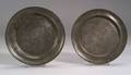 Two Billings Pewter Plates
