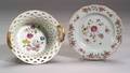 Famille Rose Porcelain Chestnut Basket and an Undertray
