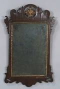 Chippendale Mahogany and Gilt Gesso Mirror