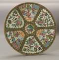 Large Rose Medallion Porcelain Plate