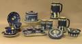 Twelve Wedgwood Dark Blue Jasper Dip Items