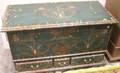 Pennsylvaniastyle Paint Decorated Blanket Chest over Three Drawers