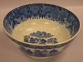 English Blue and White Transfer Decorated Staffordshire Bowl