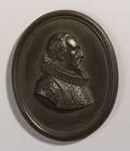 Wedgwood Black Basalt Oval Portrait Medallion of Jan Van Oldenbarneveldt