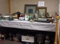 Large Lot of Decorative Glass Ceramic Metal Wooden and Textile Items