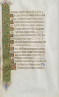 Illuminated Manuscript Leaf