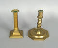 Two brass candlesticks