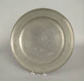 Hartford Connecticut pewter charger late 18th c