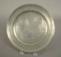Connecticut pewter plate ca 1800