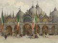 Mabel May Woodward American 18771945 St Marks Cathedral Venice