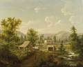 David Johnson American 18271908 The Creek
