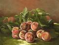 Edward Chalmers Leavitt American 18421904 Still Life with Peaches