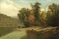 Junius Brutus Stearns American 18101885 Hudson River Landscape