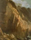 Attributed to Albert Bierstadt GermanAmerican 18301902 Cliffs