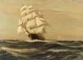 Charles Vickery American b 1913 Clipper Ship