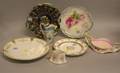 Seven Pieces of Assorted Decorated Porcelain Tableware