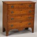 Federal Tiger Maple Chest of Drawers