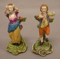 Two Copeland Spode Eighteenth Century Style Ceramic Figures
