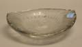 Lalique Frosted Smokey Glass Bowl