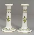 Pair of Wedgwood Bone China Candlesticks
