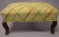 Rococo Upholstered Carved Walnut Footstool