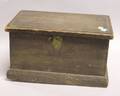 Grain Painted Pine Lidded Document Box