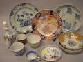 Twelve Pieces of Chinese and Japanese Porcelain Tea and Tableware