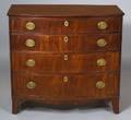 Federal Mahogany Mahogany Veneer and Cherry Inlaid Swellfront Chest