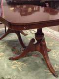 Regencystyle Mahogany Dining Table and Sideboard