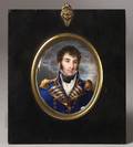 William Russell Birch AngloAmerican 17551834 Miniature Portrait of Stephen Decatur Jr 17791820