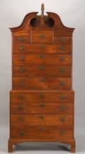 Chippendale Cherry Bonnettop Chestonchest