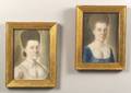 Attributed to Benjamin Blyth Salem Massachusetts 1746after 1787 Pair of Portraits of Elizabeth Bradish and Her Sister