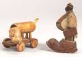 Two Painted Wooden Toys