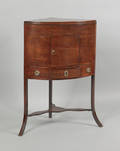 George III mahogany corner wash stand ca 1780