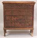 Grained Pine and Maple Chest