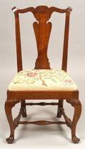 Queen Anne Walnut Side Chair